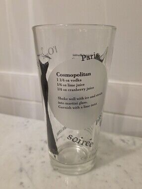 Paris Fashion Martini Shaker/Vase